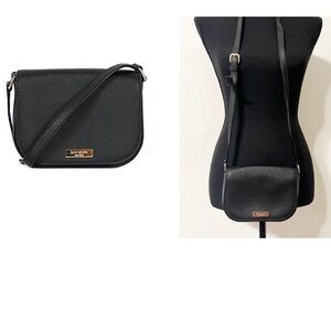 Kate Spade CARSEN Newbury Lane Crossbody Handbag/Saddle Bag Adjustable Strap 8x6